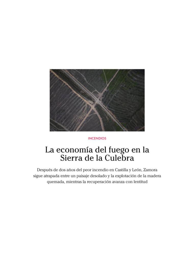 MÓN Featured in CTXT: The Sierra de la Culebra and the Fire Economy