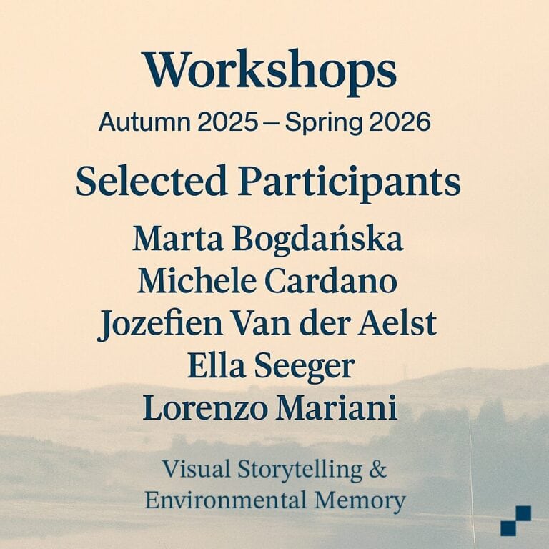 Selected participants — Visual Storytelling & Environmental Memory