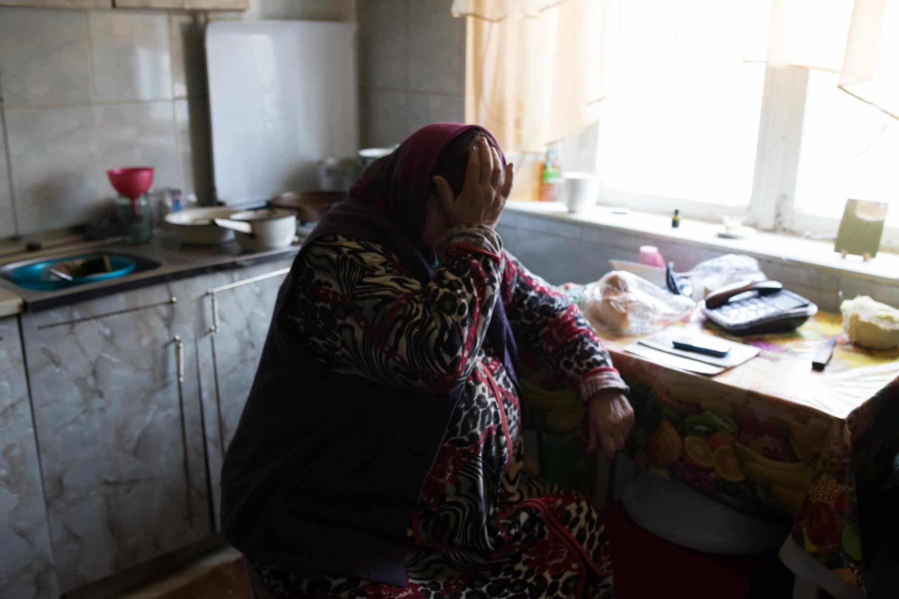 Valentina at her house. Northern Moldova, February 2018.
